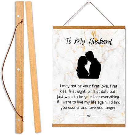 To My Husband Canvas