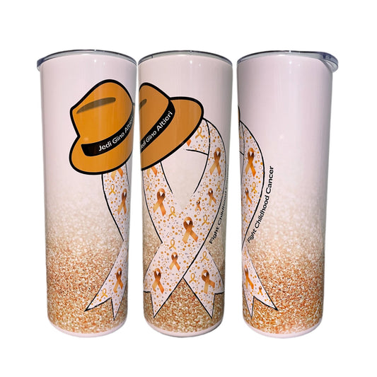 Fight Childhood Cancer with Fedora Tumbler